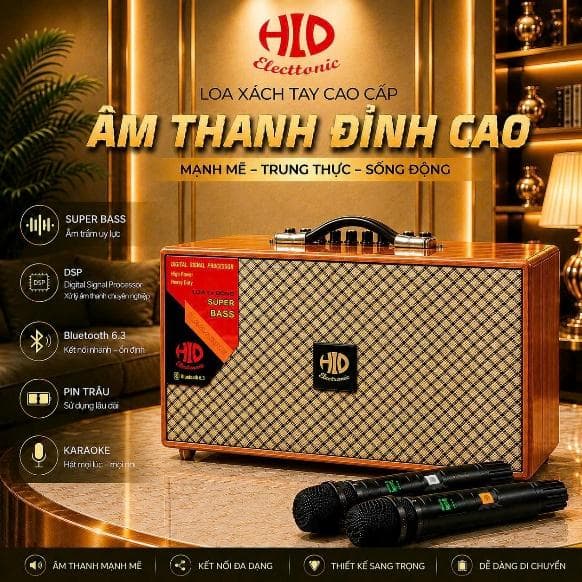 LOA XÁCH TAY 2 TẤC ĐÔI JHK – 209