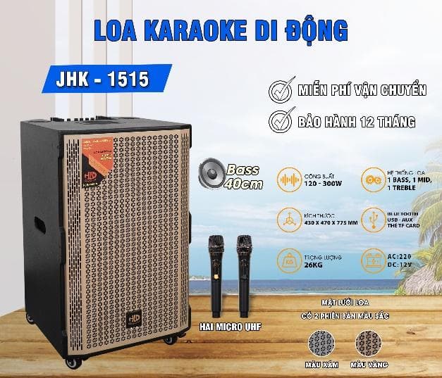 LOA DI ĐỘNG 4 TẤC JHK – 1515