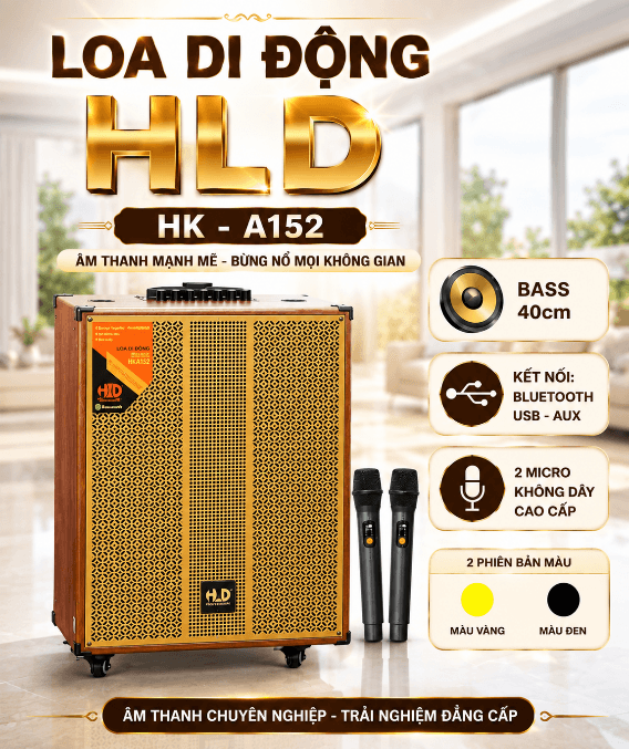 LOA DI ĐỘNG 4 TẤC HK – A152